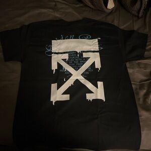 Off-White Black and White Graphic Tee
